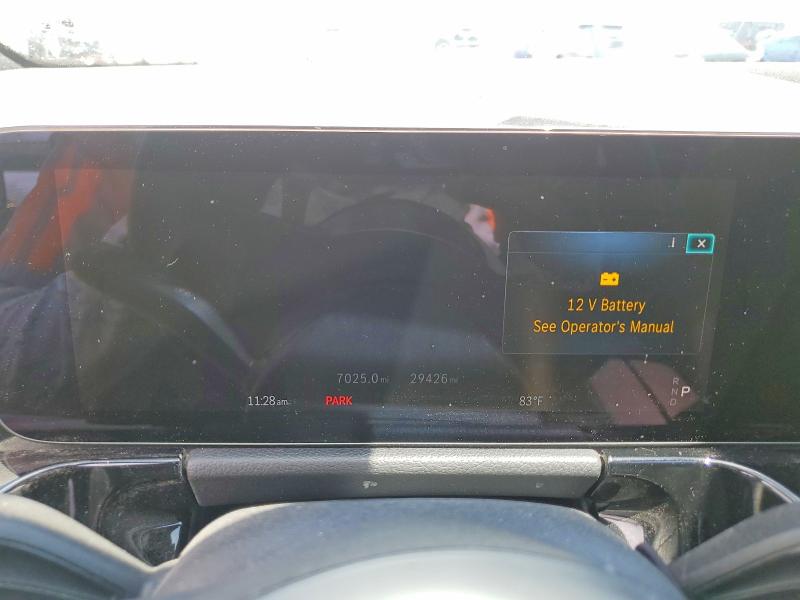 2024 Mercedes-benz Gla-klasse VIN W1N4N4GB6RJ576239 COPART salvage auction — FRONT END, Nv - Salvage Title, sold $5,900 on 2026-07-28 (photo 9)