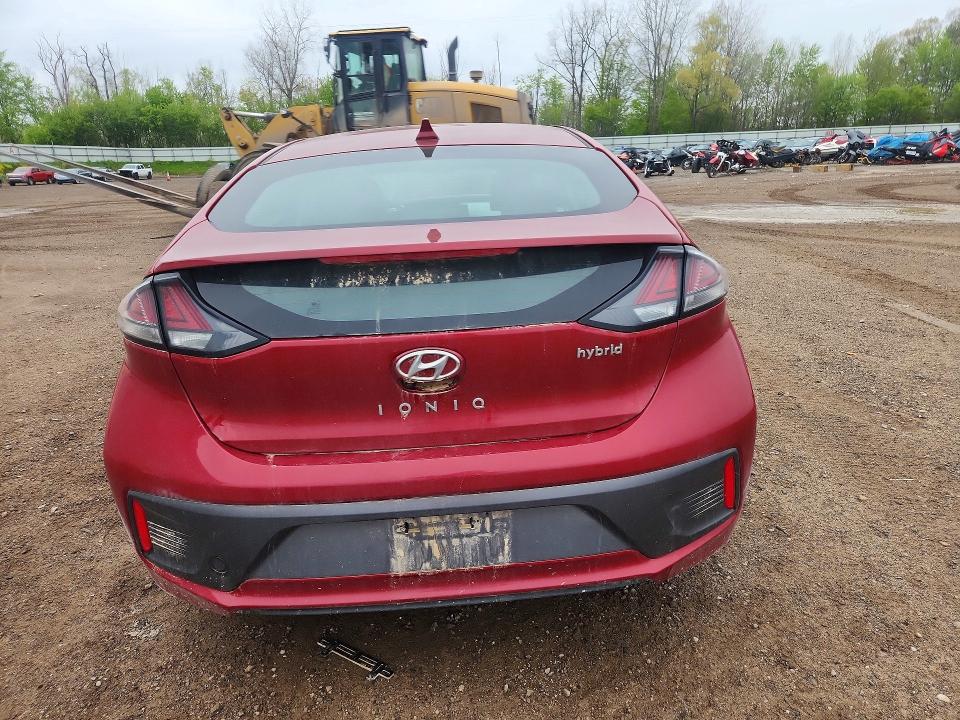 2020 Hyundai Ioniq VIN KMHC85LC4LU242498 COPART salvage auction — FRONT END, Mi - Certificate Of Title, sold $2,450 on 2026-07-15 (photo 6)