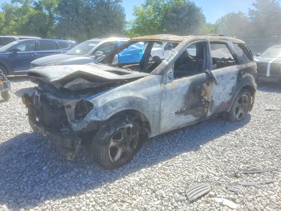 2008 Mercedes-benz Ml-class VIN 4JGBB22E18A410833 COPART salvage auction — INTERIOR BURN, Tn - Non-Repairable Certificate, sold $350 on 2026-07-09 (photo 1)