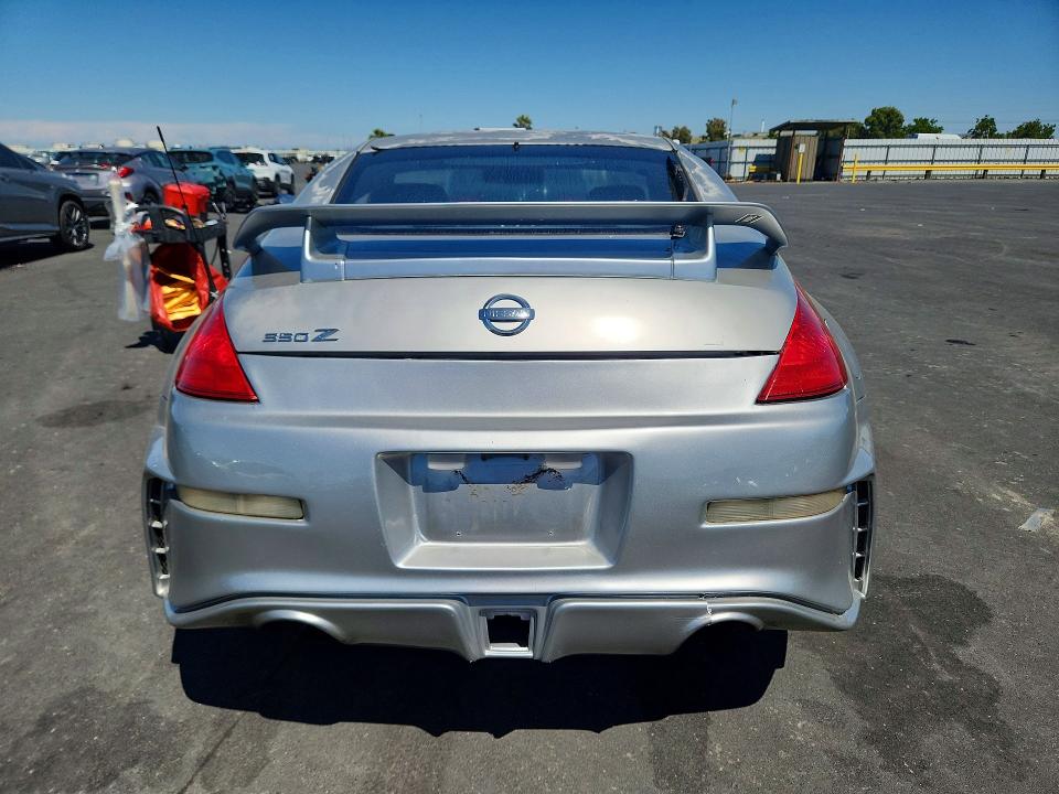 2003 Nissan 350z VIN JN1AZ34D83T111541 COPART salvage auction — VANDALISM, Ca - Non-Repairable Vehicle Cert, sold $60 on 2026-07-27 (photo 6)