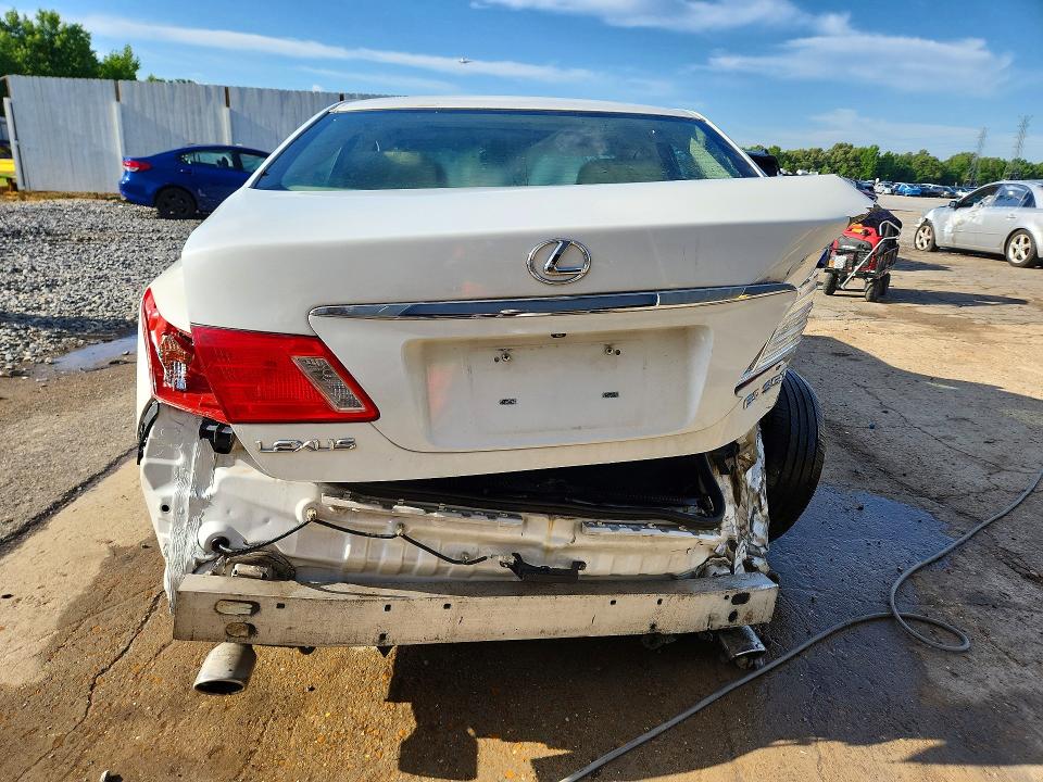 2007 Lexus ES VIN JTHBJ46G372111575 COPART salvage auction — FRONT END, Tn - Salvage Certificate, sold $575 on 2026-07-30 (photo 6)