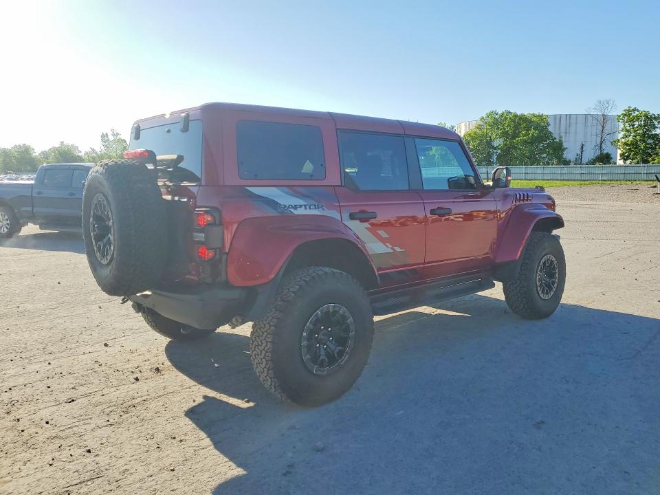2025 Ford Bronco VIN 1FMEE0RR9SLB11183 COPART salvage auction — FRONT END, Ny - Mv-907A Salvage Certificate, sold $59,500 on 2026-07-20 (photo 3)