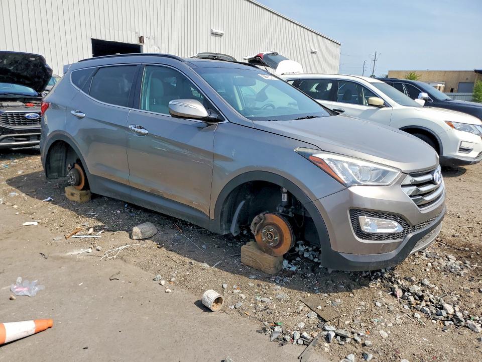 2015 Hyundai Santa fe VIN 5XYZUDLB8FG285193 COPART salvage auction — FRONT END, FL - CERTIFICATE OF TITLE, sold $1,850 on 2026-07-14 (photo 4)