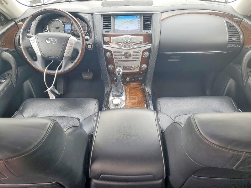 2014 Infiniti Qx80 VIN JN8AZ2NE1K9235438 COPART salvage auction — REAR END, AL - CERT OF TITLE-SALVAGE TITLE, sold $10,600 on 2026-07-07 (photo 8)