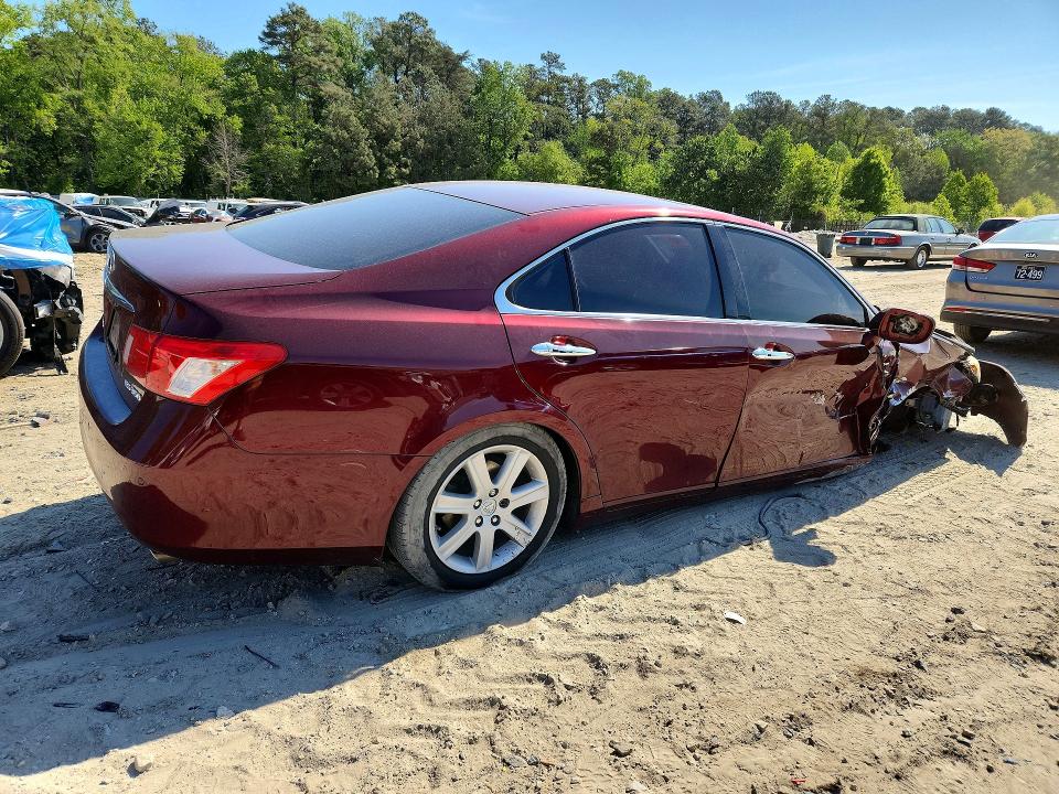 2007 Lexus Es 350 VIN JTHBJ46GX72132102 COPART salvage auction — FRONT END, MD - CERT OF SALVAGE > 75% DAMAGE (P), sold $300 on 2026-07-21 (photo 3)