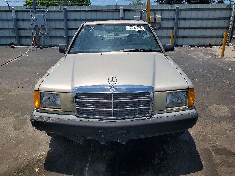 1988 Mercedes-benz 190 VIN WDBDA28D6JF409683 COPART salvage auction — MECHANICAL, Ca - Certificate Of Title, sold $1,750 on 2026-07-08 (photo 5)