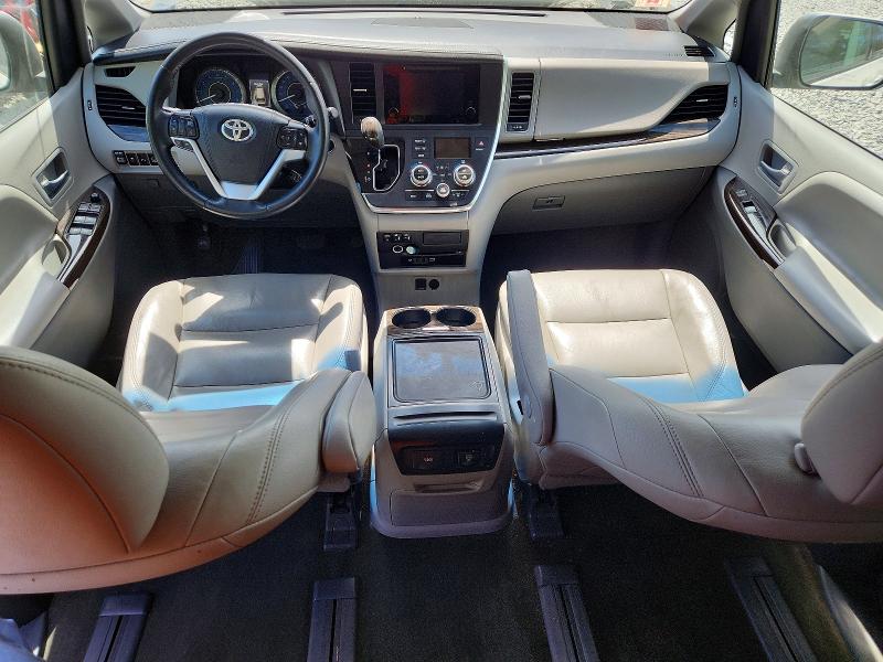 2017 Toyota Sienna VIN 5TDDZ3DC2HS150827 COPART salvage auction — FRONT END, Ma - Cert Of Title-Salvage, sold $2,350 on 2026-07-16 (photo 8)