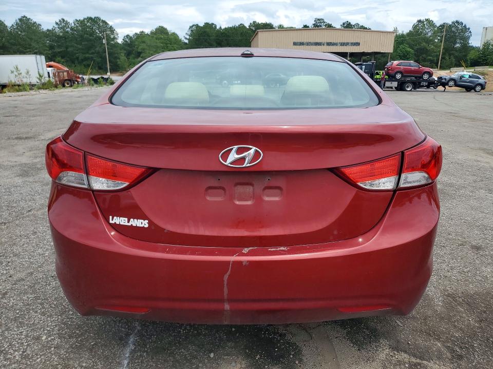 2011 Hyundai Elantra VIN KMHDH4AE9BU162597 COPART salvage auction — FRONT END, Sc - Cert Of Title-Salvage, sold $700 on 2026-07-17 (photo 6)