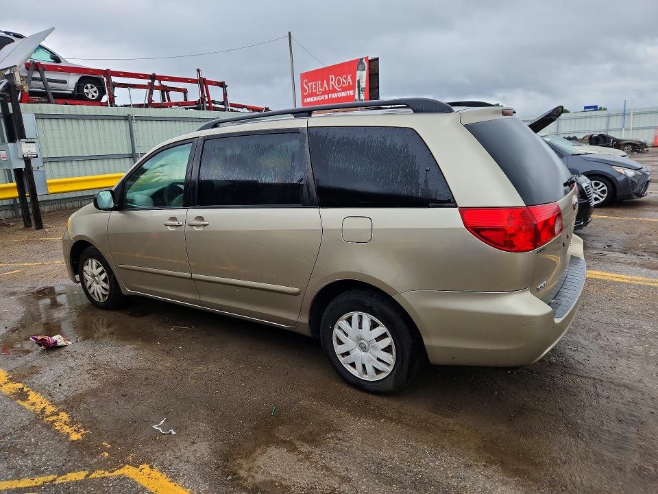 2010 Toyota Sienna VIN 5TDKK4CC2AS313565 COPART salvage auction — FRONT END, KS - DUPLICATE TITLE, sold $725 on 2026-07-20 (photo 2)