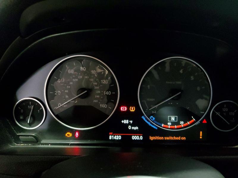 2017 BMW 3er VIN WBA8B7C32HA190091 COPART salvage auction — MECHANICAL, Wv - Certificate Of Title (P), sold $10,900 on 2026-07-27 (photo 9)