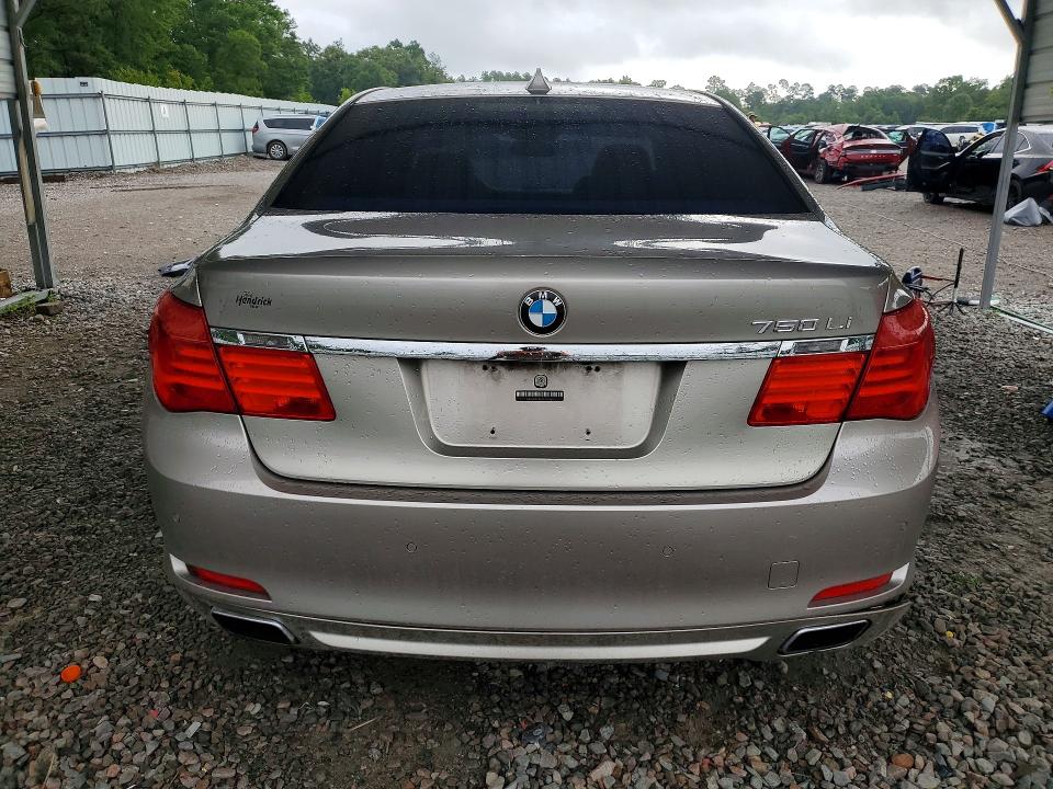2010 BMW 7 series VIN WBAKB8C52ACY63260 COPART salvage auction — VANDALISM, Sc - Cert Of Title-Salvage, sold $350 on 2026-07-28 (photo 6)