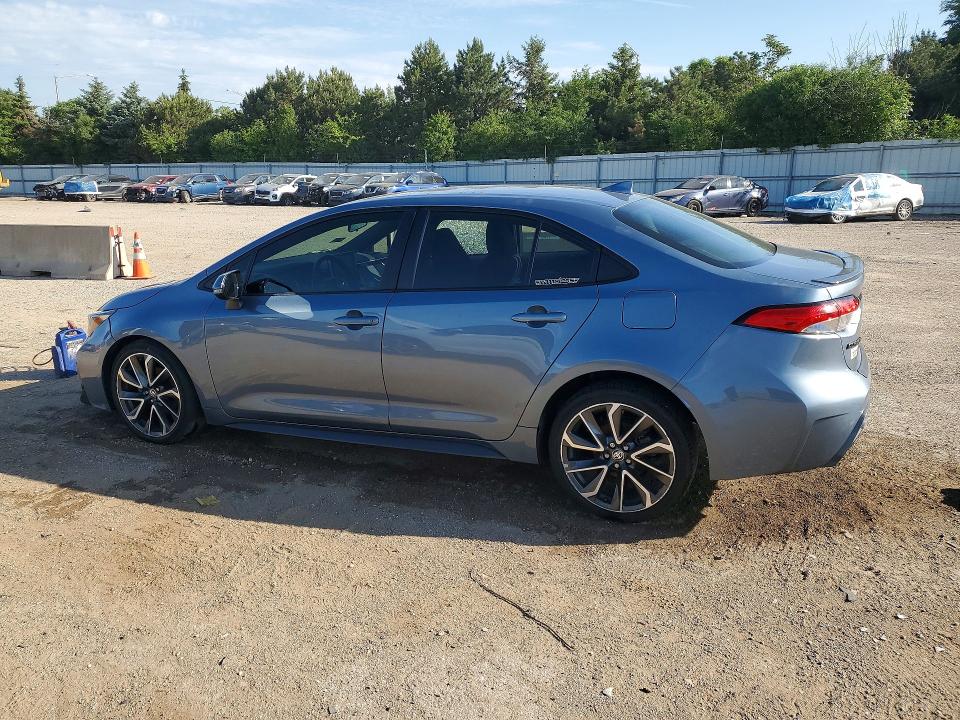 2020 Toyota Corolla VIN 5YFS4RCE7LP030762 COPART salvage auction — SIDE, Il - Salvage Certificate, sold $250 on 2026-07-21 (photo 2)