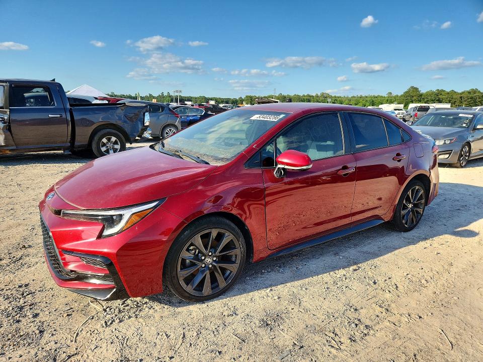 2024 Toyota Corolla VIN JTDBCMFE0RJ020198 COPART salvage auction — REAR END, Fl - Cert Of Title-Slvg Rebld Flood, sold $4,250 on 2026-07-02 (photo 1)