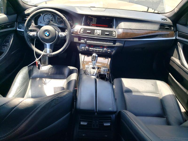 2015 BMW 5er VIN WBA5B3C5XFD546800 COPART salvage auction — REAR END, Ca - Salvage Certificate, sold $3,500 on 2026-07-10 (photo 8)