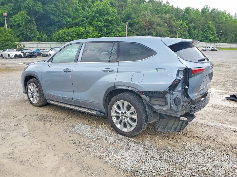 2021 Toyota VIN 5TDYZRAH5MS084854 COPART salvage auction — HAIL, MS - CERT OF TITLE - HAIL SALVAGE, sold $11,100 on 2026-07-29 (photo 2)