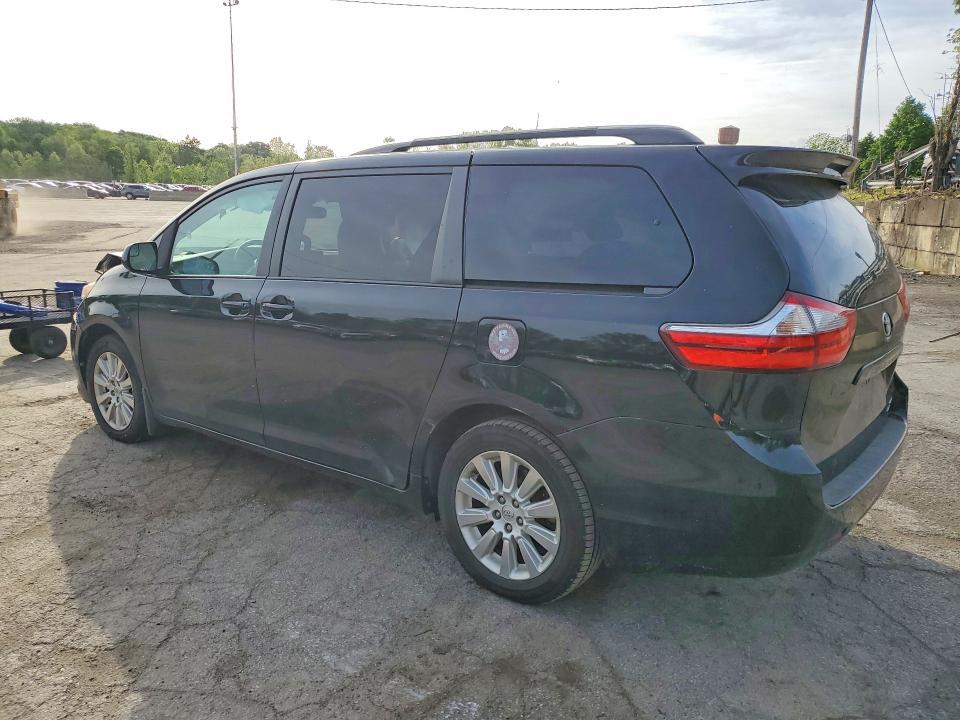 2015 Toyota Sienna VIN 5TDJK3DCXFS114811 COPART salvage auction — FRONT END, Ny - Mv-907A Salvage Certificate, sold $350 on 2026-07-28 (photo 2)