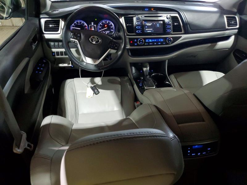 2015 Toyota Highlander VIN 5TDJKRFHXFS217013 COPART salvage auction — SIDE, Pa - Certificate Of Salvage, sold $5,200 on 2026-07-23 (photo 8)