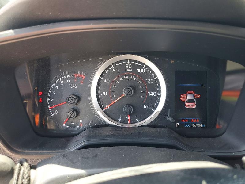 2020 Toyota Corolla VIN JTDS4RCE1LJ034519 COPART salvage auction — FRONT END, Ca - Salvage Certificate, sold $4,050 on 2026-07-02 (photo 9)