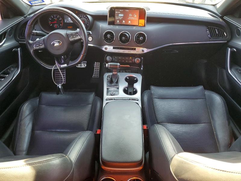 2019 Kia Stinger VIN KNAE35LC2K6054929 COPART salvage auction — FRONT END, Tx - Salvage Vehicle Title, sold $3,050 on 2026-07-17 (photo 8)