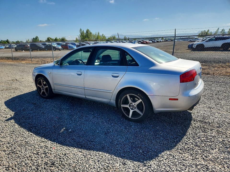 2007 Audi A4 VIN WAUDF78E37A020690 COPART salvage auction — FRONT END, Or - Salvage Title Certificate, sold $475 on 2026-07-07 (photo 2)