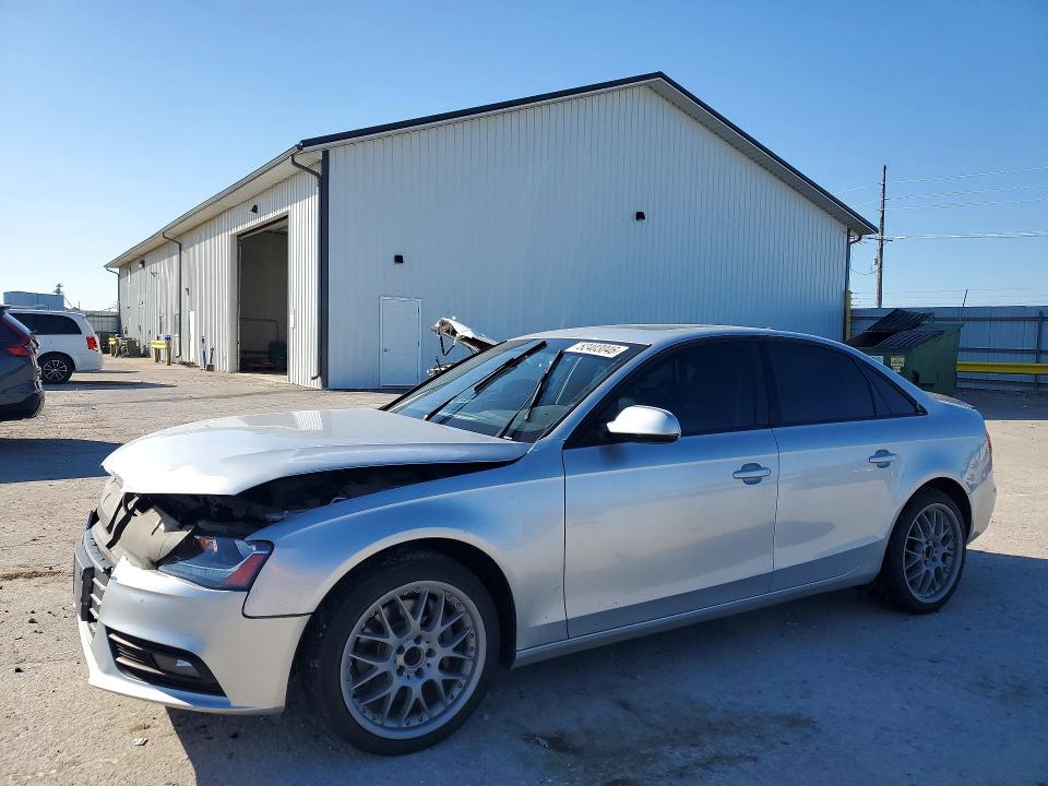 2013 Audi A4 VIN WAUBFAFL8DN044090 COPART salvage auction — FRONT END, Ia - Cert Of Title-Salvage Title, sold $2,050 on 2026-07-03 (photo 1)