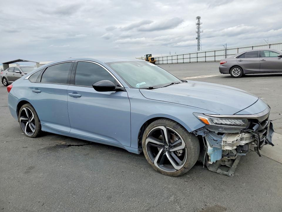 2021 Honda VIN 1HGCV1F39MA010615 COPART salvage auction — FRONT END, Ca - Salvage Certificate, sold $8,400 on 2026-07-02 (photo 4)