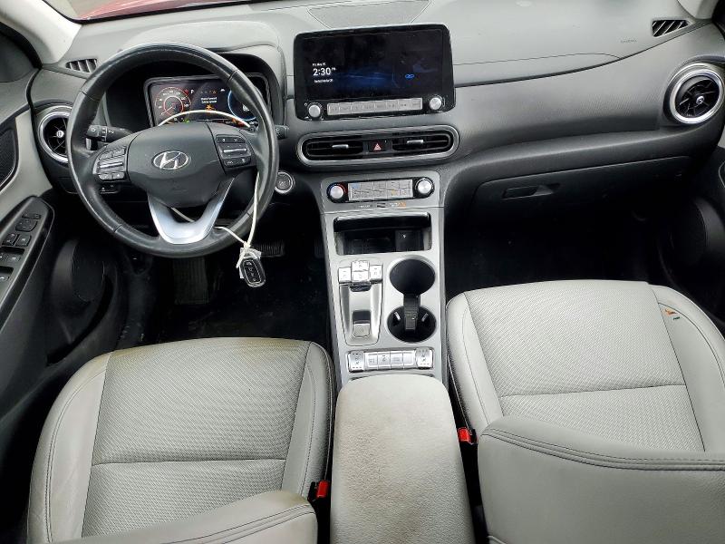 2022 Hyundai VIN KM8K53AG9NU157948 COPART salvage auction — FRONT END, Salvage Title, sold $3,900 on 2026-07-23 (photo 8)