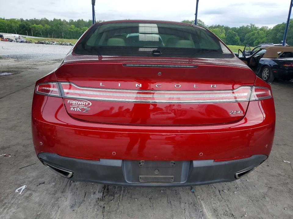 2015 Lincoln Mkz VIN 3LN6L2LU3FR608417 COPART salvage auction — FRONT END, Ga - Cert Of Title-Salvage, sold $2,400 on 2026-07-09 (photo 6)