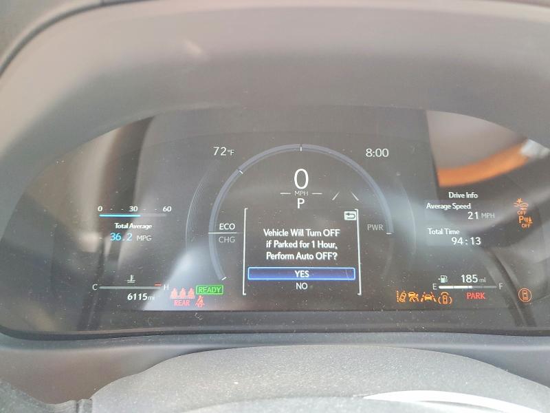 2025 Lexus Ux 300h VIN JTHUCJDH3S2010865 COPART salvage auction — FRONT END, Nj - Cert Of Title-Salvage, sold $13,000 on 2026-07-13 (photo 9)