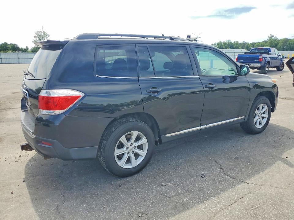2012 Toyota Highlander VIN 5TDBK3EH6CS169430 COPART salvage auction — REAR END, Nc - Dealer Only Clean Title, sold $6,200 on 2026-07-02 (photo 3)