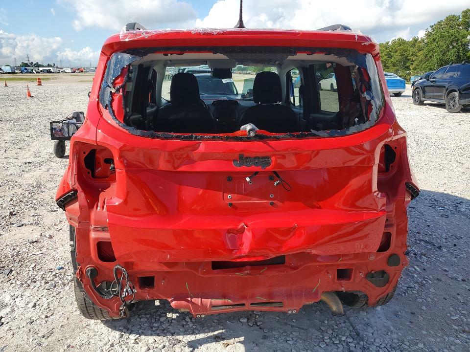 2017 Jeep Renegade VIN ZACCJABB1HPG44952 COPART salvage auction — REAR END, Tx - Certificate Of Title, sold $2,150 on 2026-07-07 (photo 6)