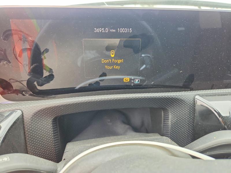 2020 Mercedes-benz Cla-klasse VIN WDD5J5BB1LN058050 COPART salvage auction — FRONT END, Tx - Salvage Vehicle Title, sold $3,800 on 2026-07-15 (photo 9)