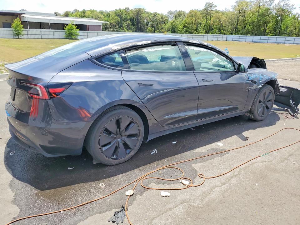 2024 Tesla Model 3 VIN 5YJ3E1EAXRF756164 COPART salvage auction — FRONT END, Fl - Certificate Of Title, sold $9,500 on 2026-07-09 (photo 3)