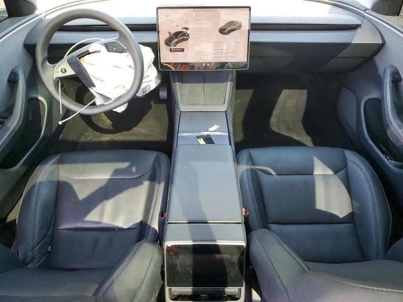 2025 Tesla Model 3 VIN 5YJ3E1EA6SF043350 COPART salvage auction — FRONT END, CA - SALVAGE CERTIFICATE, sold $10,800 on 2026-07-16 (photo 8)