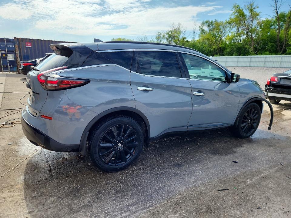 2022 Nissan Murano VIN 5N1AZ2BS7NC118844 COPART salvage auction — FRONT END, Wi - Cert Of Title-Claim Paid, sold $7,600 on 2026-07-06 (photo 3)