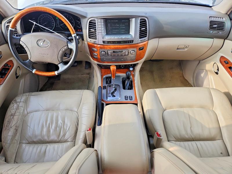 2004 Lexus Lx 470 VIN JTJHT00W143540053 COPART salvage auction — NORMAL WEAR, Mn - Certificate Of Title, sold $7,500 on 2026-07-07 (photo 8)