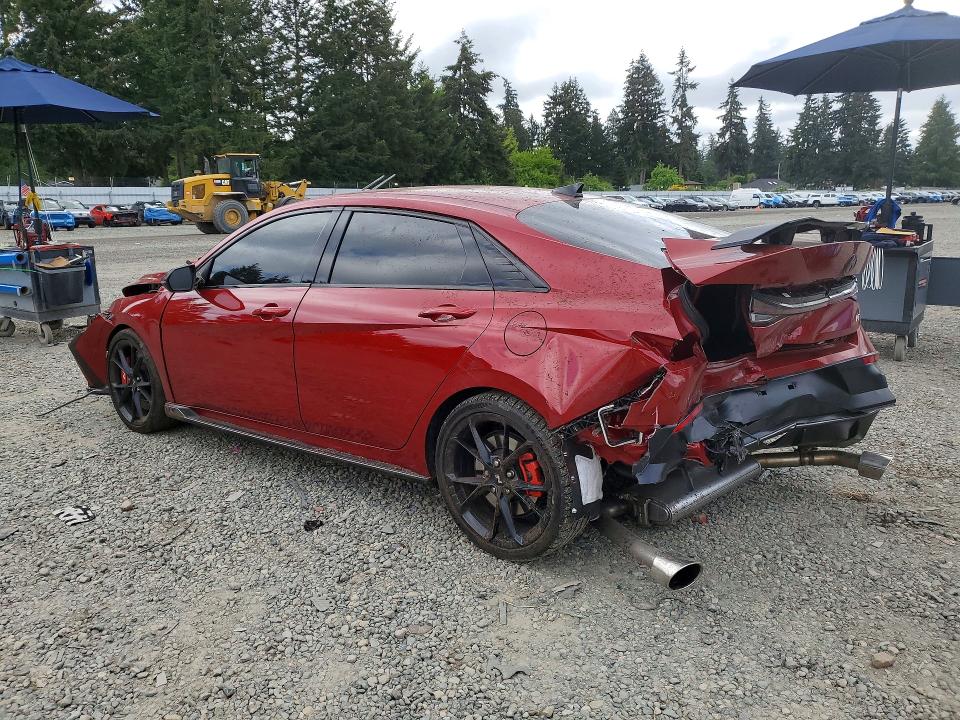2025 Hyundai Elantra VIN KMHLW4DK6SU030089 COPART salvage auction — REAR END, Wa - Bill Of Sale, sold $4,450 on 2026-07-24 (photo 2)