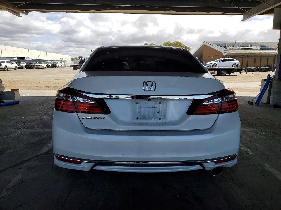 2017 Honda Accord VIN 1HGCR2F38HA080980 COPART salvage auction — FRONT END, Ca - Salvage Certificate, sold $4,700 on 2026-07-02 (photo 6)