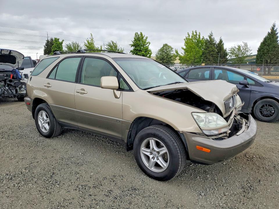 2001 Lexus Rx VIN JTJHF10U910197131 COPART salvage auction — FRONT END, Or - Salvage Title Certificate, sold $400 on 2026-07-07 (photo 4)