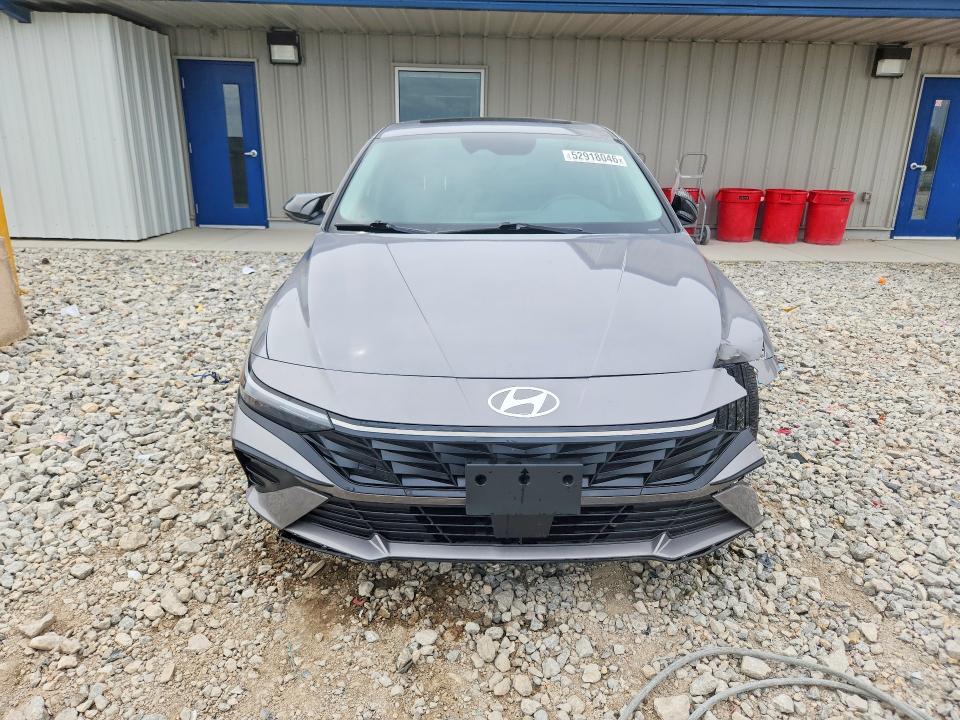 2025 Hyundai Elantra VIN KMHLS4DG8SU883133 COPART salvage auction — FRONT END, Mi - Cert Of Title-Salvage Vehicle, sold $6,200 on 2026-07-09 (photo 5)