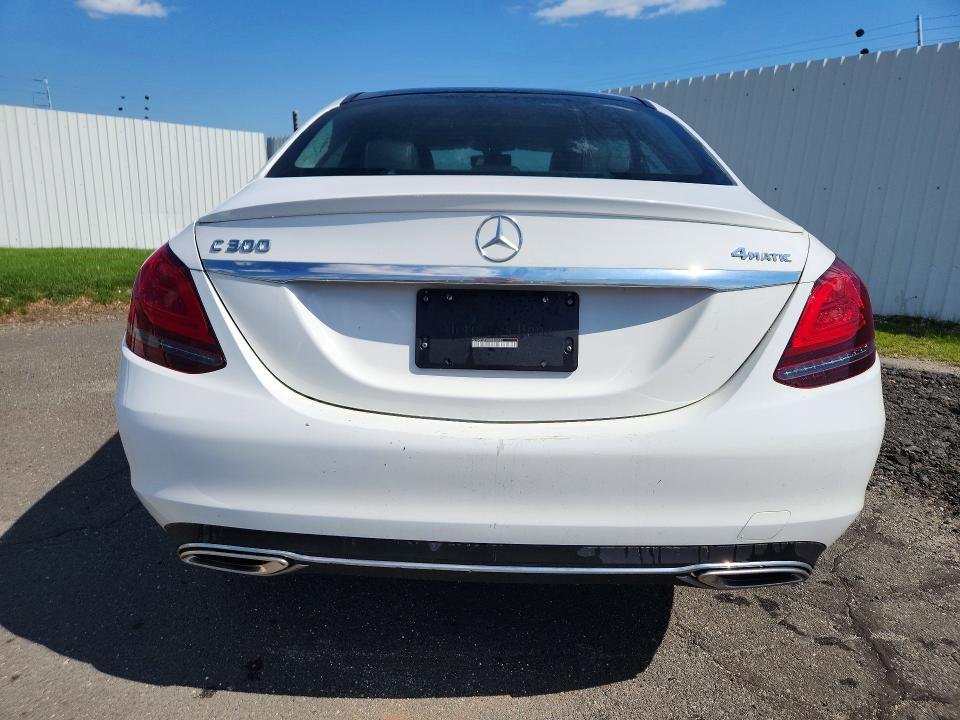2021 Mercedes-benz C class VIN W1KWF8EBXMR608102 COPART salvage auction — MINOR DENT/SCRATCHES, MA - CERTIFICATE OF TITLE, sold $800 on 2026-07-21 (photo 6)