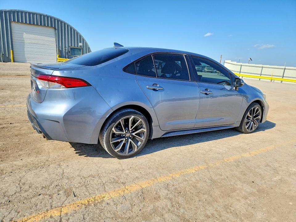 2021 Toyota Corolla VIN JTDS4MCE5MJ075031 COPART salvage auction — HAIL, Ks - Cert Of Title-Salvage, sold $5,700 on 2026-07-15 (photo 3)