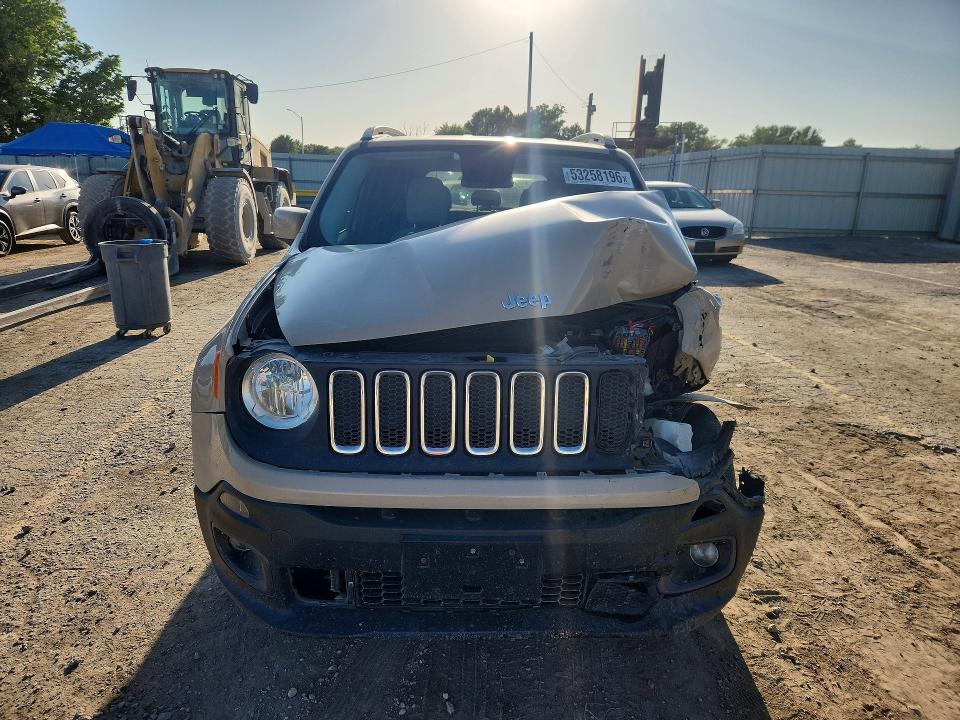 2015 Jeep Renegade VIN ZACCJBBT0FPB37293 COPART salvage auction — FRONT END, Ks - Cert Of Title-Salvage, sold $700 on 2026-08-03 (photo 5)