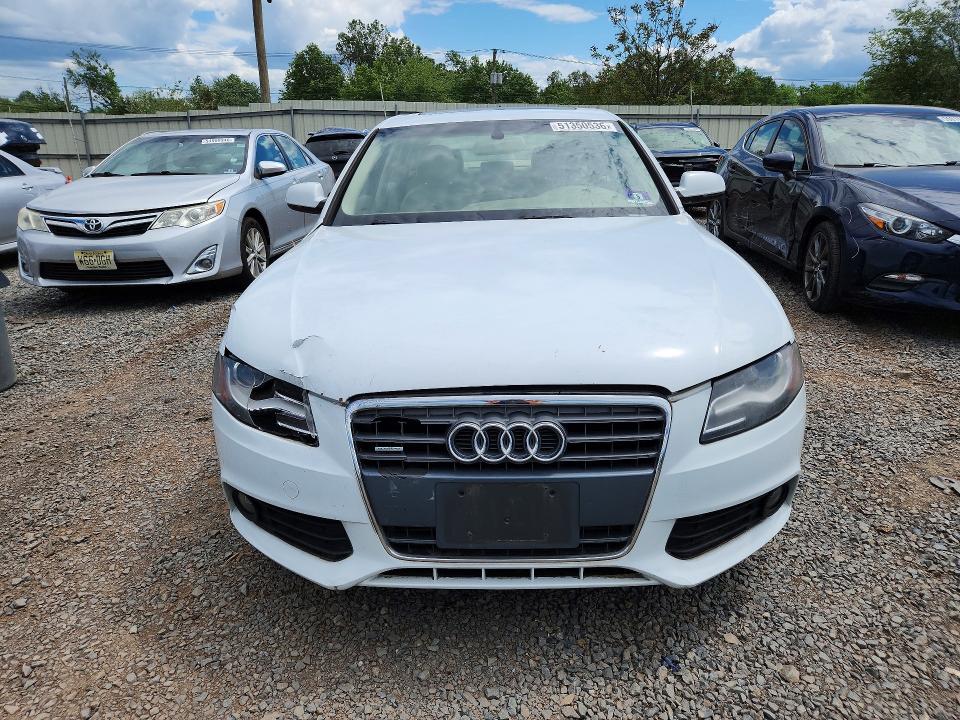 2012 Audi A4 VIN WAUBFAFL0CN019506 COPART salvage auction — FRONT END, Nj - Cert Of Title-Salvage, sold $475 on 2026-07-19 (photo 5)