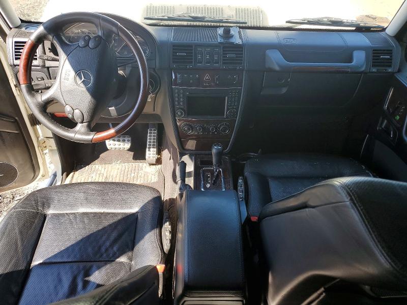 2011 Mercedes-benz G-class VIN WDCYC3HF6BX190945 COPART salvage auction — FRONT END, MI - CERTIFICATE OF TITLE, sold $14,700 on 2026-07-10 (photo 8)