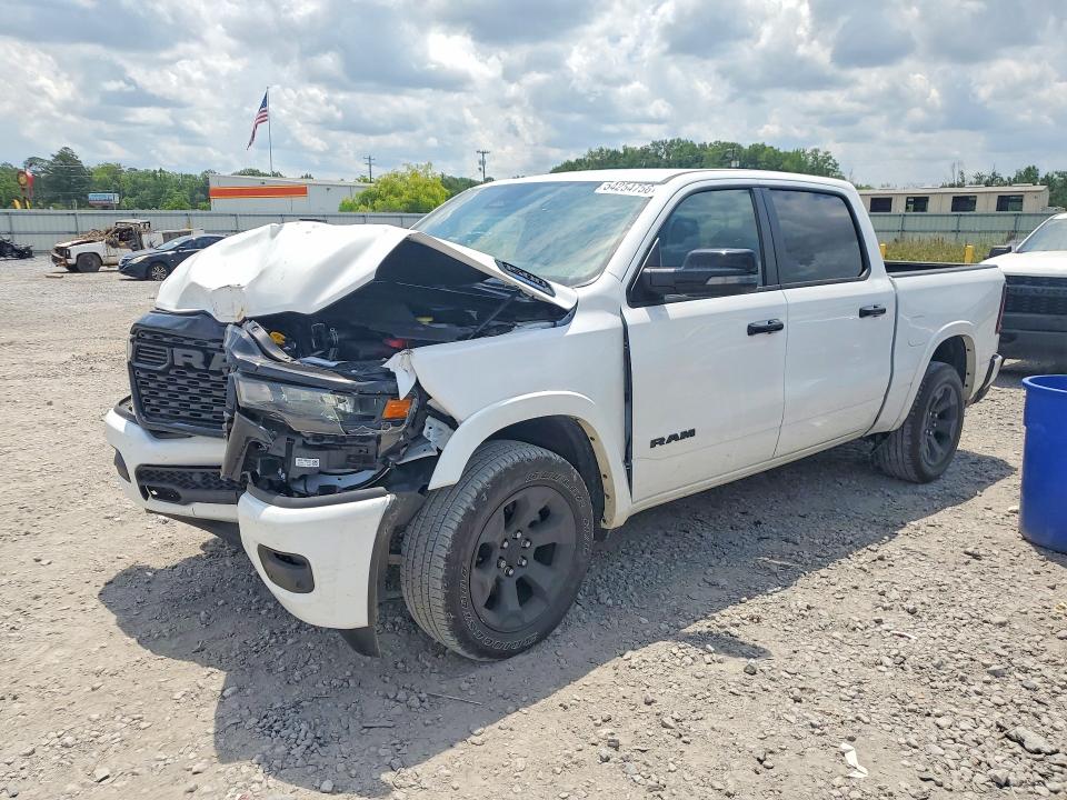 2025 Ram 1500 VIN 1C6RRFFG1SN159353 COPART salvage auction — FRONT END, AL - CERT OF TITLE-SALVAGE TITLE, sold $15,700 on 2026-07-02 (photo 1)
