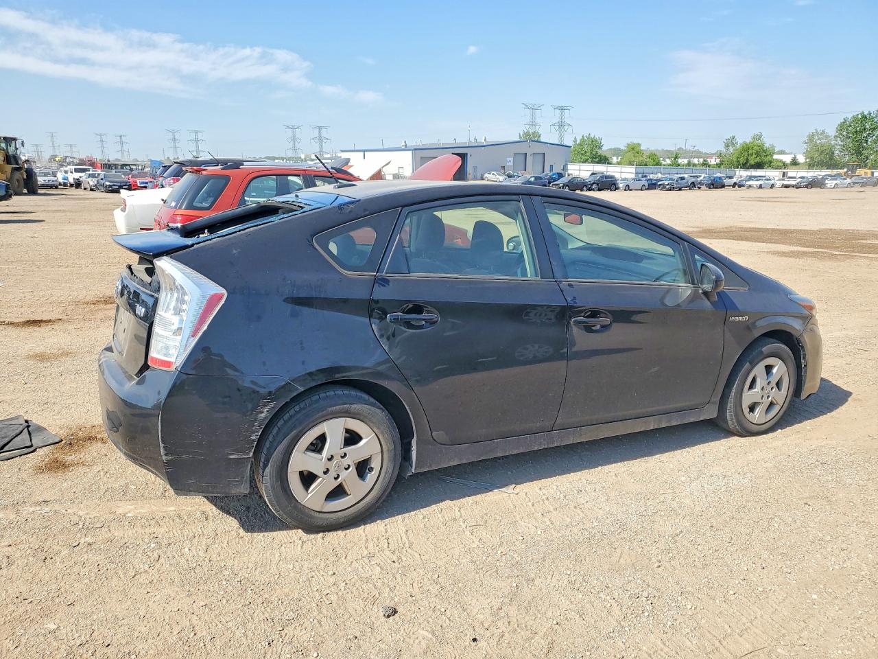 2011 Toyota Prius VIN JTDKN3DUXB1405806 COPART salvage auction — Rear End, IL - SALVAGE CERTIFICATE, sold $650 on 2026-06-30 (photo 3)