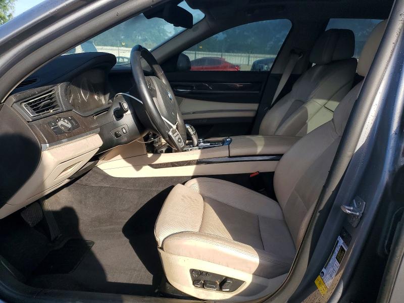 2012 BMW 7 series VIN WBAKB8C52CC963698 COPART salvage auction — ENGINE BURN, Sc - Cert Of Title-Salvage, sold $700 on 2026-07-13 (photo 7)