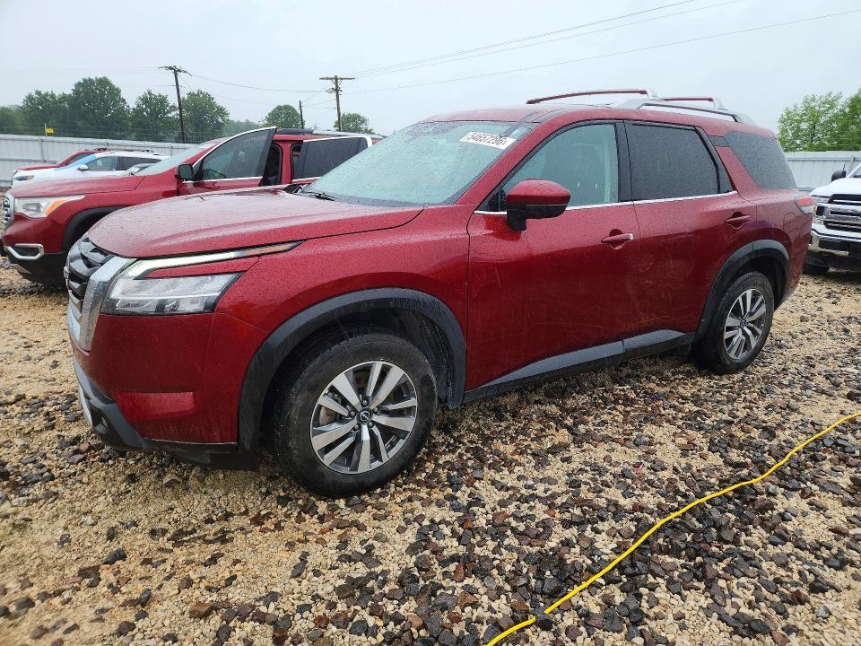 2022 Nissan Pathfinder VIN 5N1DR3CCXNC247428 COPART salvage auction — HAIL, Ar - Cert Of Title-Salvage, sold $7,200 on 2026-07-06 (photo 1)