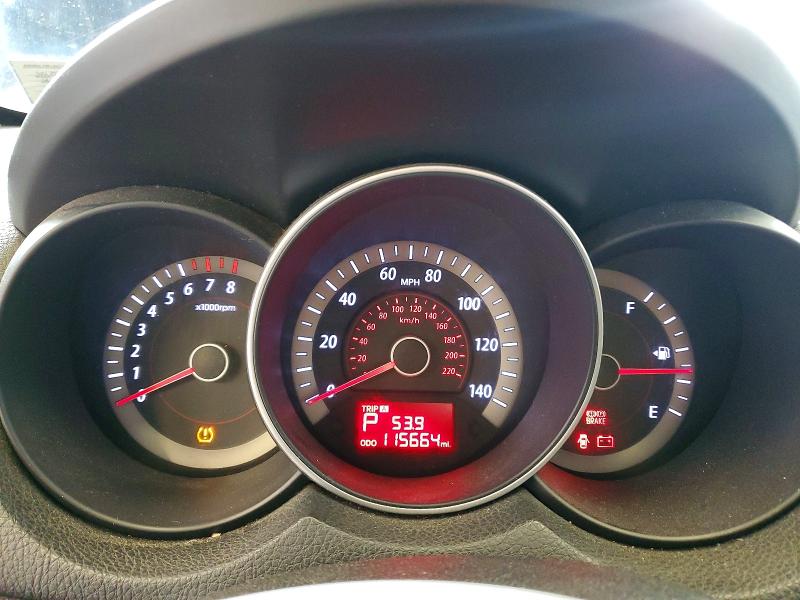 2012 Kia Forte VIN KNAFU4A20C5636427 COPART salvage auction — NORMAL WEAR, Wv - Certificate Of Title (P), sold $925 on 2026-07-19 (photo 9)